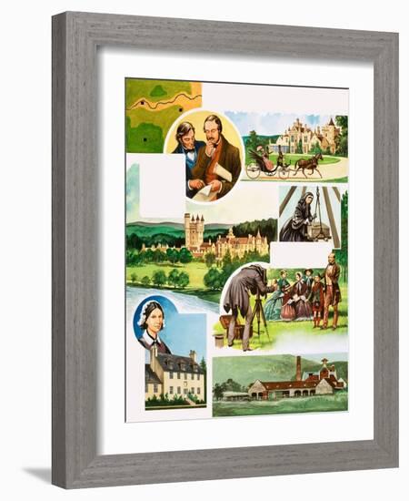 A Journey Down the River Dee-Peter Jackson-Framed Giclee Print