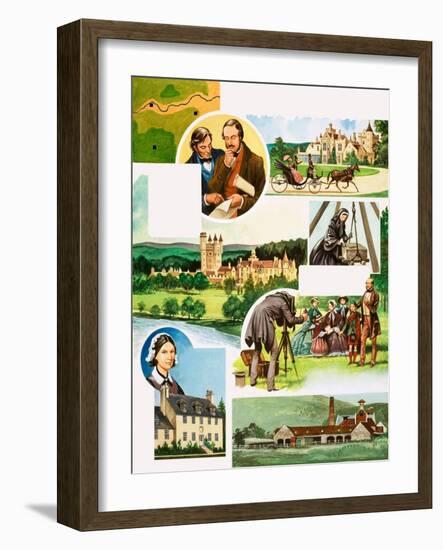 A Journey Down the River Dee-Peter Jackson-Framed Giclee Print