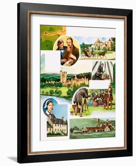 A Journey Down the River Dee-Peter Jackson-Framed Giclee Print
