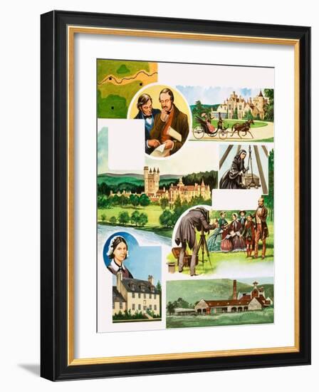 A Journey Down the River Dee-Peter Jackson-Framed Giclee Print