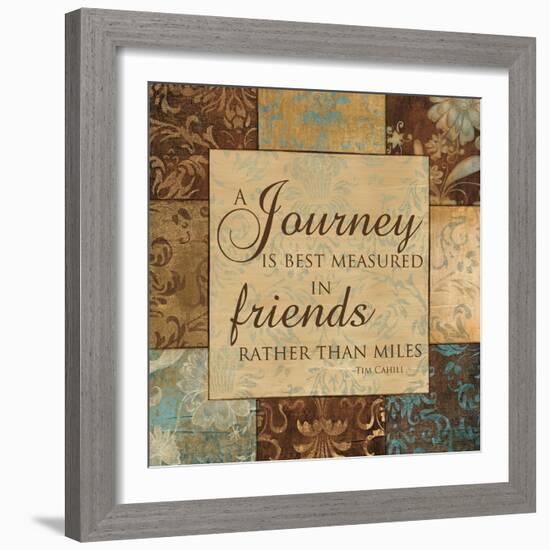 A Journey Is Measured-Artique Studio-Framed Art Print