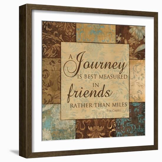 A Journey Is Measured-Artique Studio-Framed Art Print