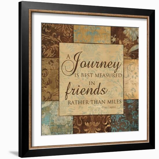 A Journey Is Measured-Artique Studio-Framed Art Print