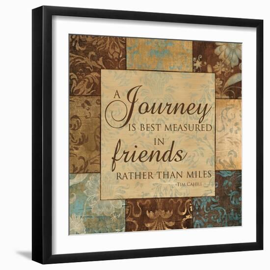 A Journey Is Measured-Artique Studio-Framed Art Print