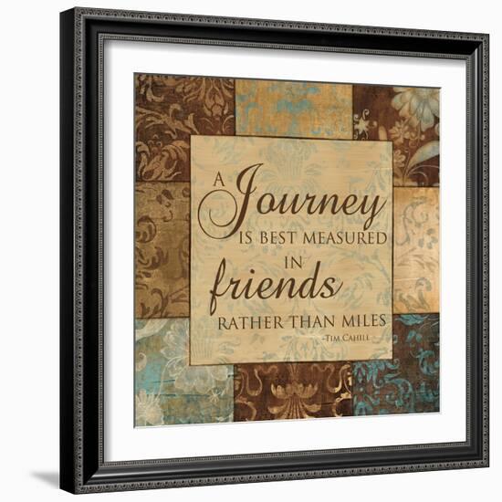 A Journey Is Measured-Artique Studio-Framed Art Print