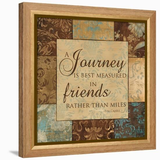 A Journey Is Measured-Artique Studio-Framed Stretched Canvas