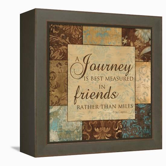 A Journey Is Measured-Artique Studio-Framed Stretched Canvas