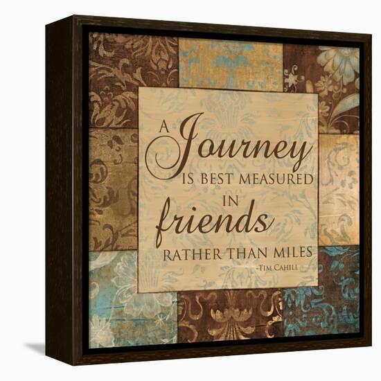 A Journey Is Measured-Artique Studio-Framed Stretched Canvas