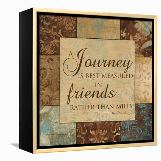 A Journey Is Measured-Artique Studio-Framed Stretched Canvas