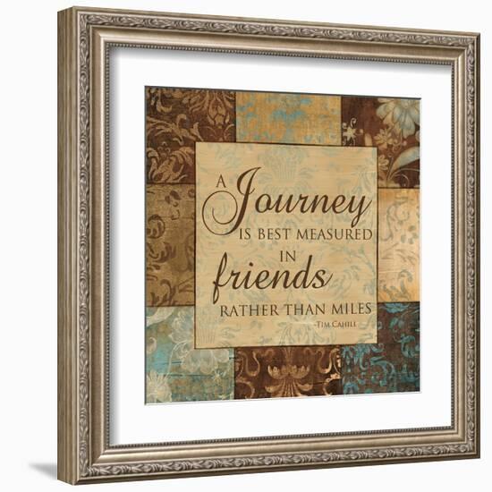 A Journey Is Measured-Artique Studio-Framed Art Print