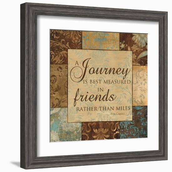 A Journey Is Measured-Artique Studio-Framed Art Print