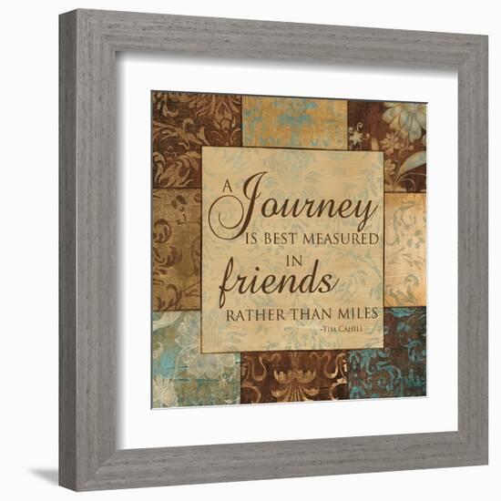 A Journey Is Measured-Artique Studio-Framed Art Print