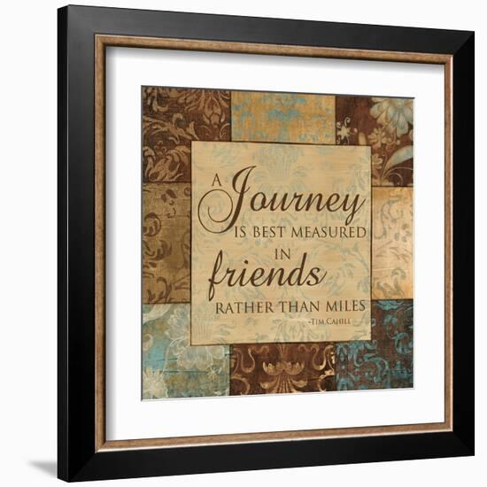 A Journey Is Measured-Artique Studio-Framed Art Print