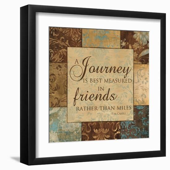 A Journey Is Measured-Artique Studio-Framed Art Print