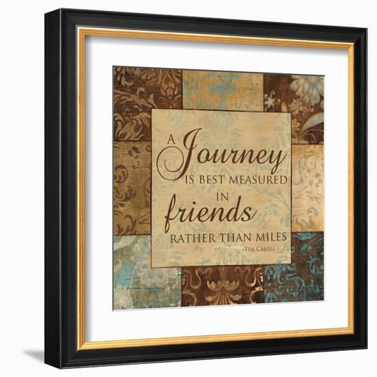 A Journey Is Measured-Artique Studio-Framed Art Print