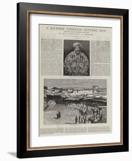 A Journey Through Central Asia, Bokhara-null-Framed Giclee Print