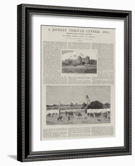 A Journey Through Central Asia, Khiva-null-Framed Giclee Print