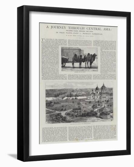 A Journey Through Central Asia, Russian Turkistan-null-Framed Giclee Print