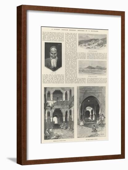 A Journey Through Morocco-Charles Auguste Loye-Framed Giclee Print