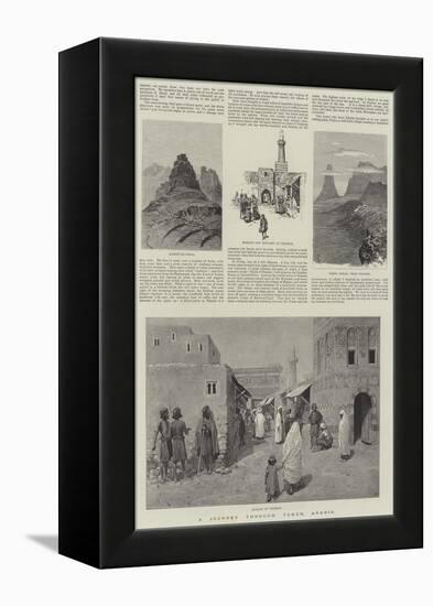 A Journey Through Yemen, Arabia-Amedee Forestier-Framed Premier Image Canvas