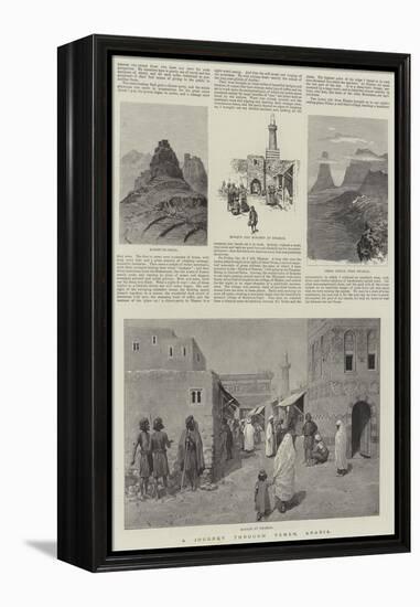 A Journey Through Yemen, Arabia-Amedee Forestier-Framed Premier Image Canvas