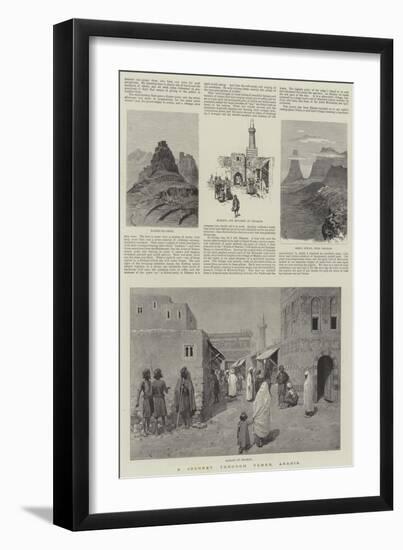 A Journey Through Yemen, Arabia-Amedee Forestier-Framed Giclee Print