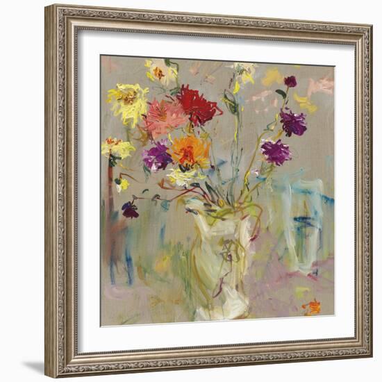 A Jug of Dahlias-Lilia Orlova Holmes-Framed Giclee Print