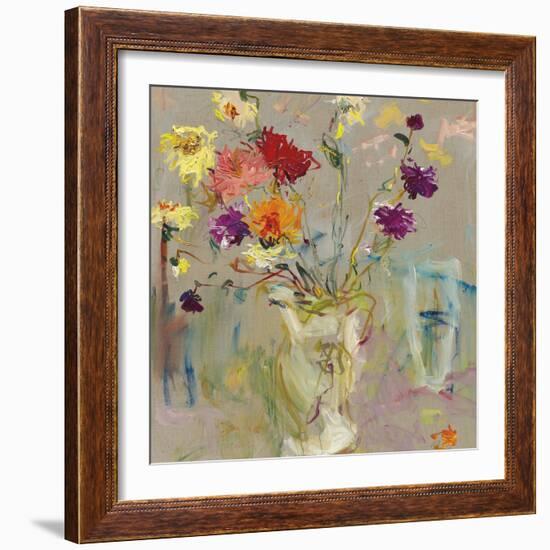 A Jug of Dahlias-Lilia Orlova Holmes-Framed Giclee Print