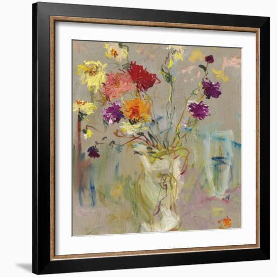 A Jug of Dahlias-Lilia Orlova Holmes-Framed Giclee Print