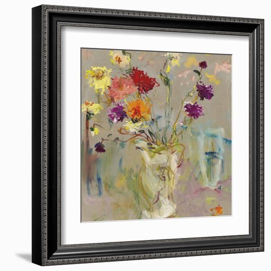 A Jug of Dahlias-Lilia Orlova Holmes-Framed Giclee Print