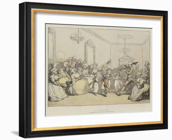 A Juvenile Ball-Thomas Rowlandson-Framed Giclee Print