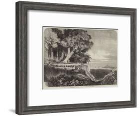 A Kabar, or Council of War, in Madagascar-null-Framed Giclee Print