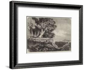 A Kabar, or Council of War, in Madagascar-null-Framed Giclee Print