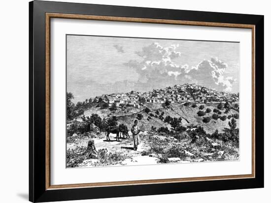 A Kabyle Village, North Africa, 1895-Meunier-Framed Giclee Print