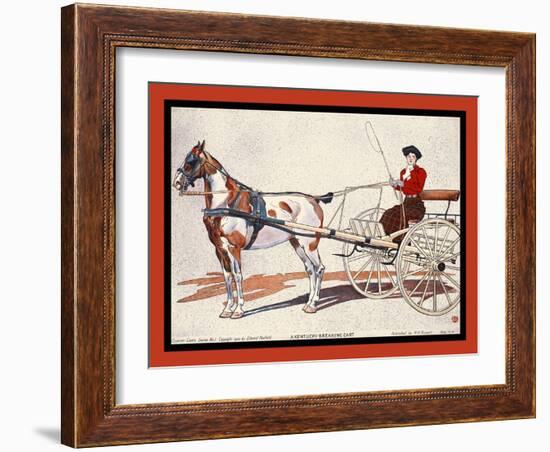 A Kentucky Breaking Cart-Edward Penfield-Framed Art Print