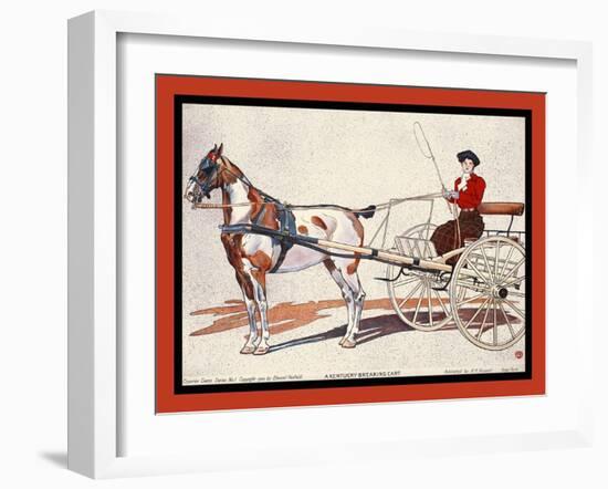 A Kentucky Breaking Cart-Edward Penfield-Framed Art Print