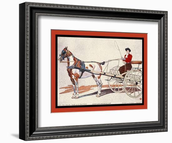A Kentucky Breaking Cart-Edward Penfield-Framed Premium Giclee Print