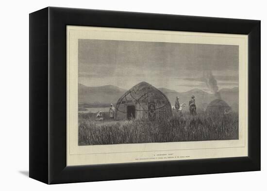 A Khirghese Camp-null-Framed Premier Image Canvas