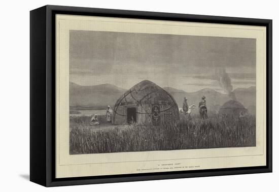 A Khirghese Camp-null-Framed Premier Image Canvas