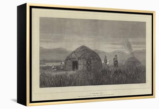 A Khirghese Camp-null-Framed Premier Image Canvas