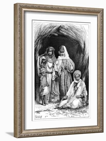 A Khumir Man, Woman and Child, North Africa, 1895-Ivan Pranishnikoff-Framed Giclee Print