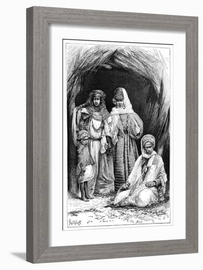 A Khumir Man, Woman and Child, North Africa, 1895-Ivan Pranishnikoff-Framed Giclee Print