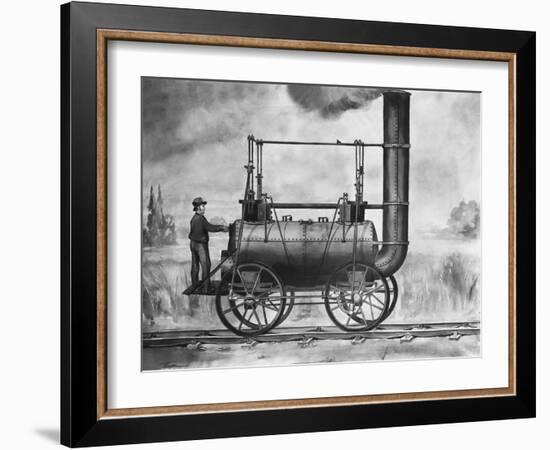 A Killingworth Locomotive: Designed by Stephenson 1825-null-Framed Giclee Print