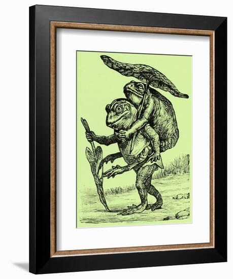 A Kind Husband, Illustration from 'Cole's Funny Picture Book' (Digitally Enhanced Image)-English-Framed Giclee Print