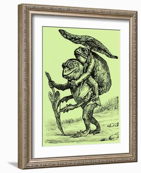 A Kind Husband, Illustration from 'Cole's Funny Picture Book' (Digitally Enhanced Image)-English-Framed Giclee Print