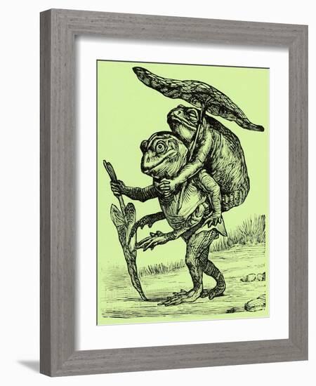 A Kind Husband, Illustration from 'Cole's Funny Picture Book' (Digitally Enhanced Image)-English-Framed Giclee Print