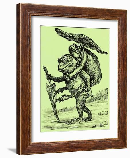 A Kind Husband, Illustration from 'Cole's Funny Picture Book' (Digitally Enhanced Image)-English-Framed Giclee Print