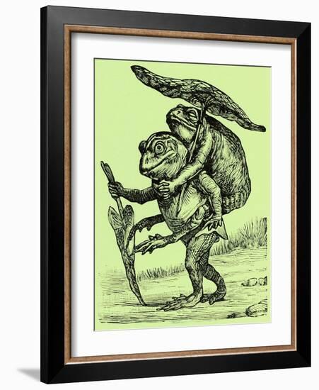 A Kind Husband, Illustration from 'Cole's Funny Picture Book' (Digitally Enhanced Image)-English-Framed Giclee Print