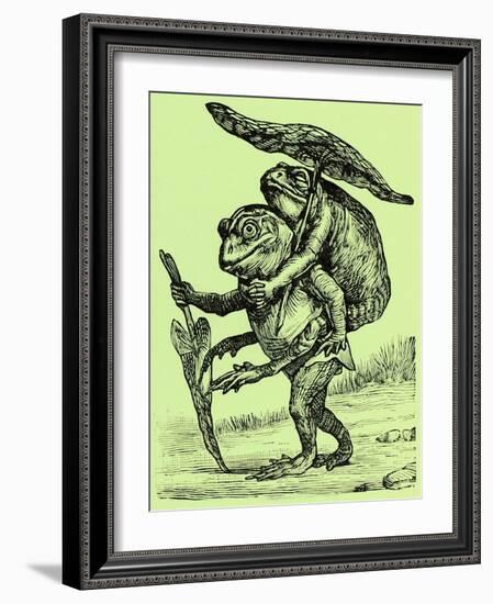 A Kind Husband, Illustration from 'Cole's Funny Picture Book' (Digitally Enhanced Image)-English-Framed Giclee Print