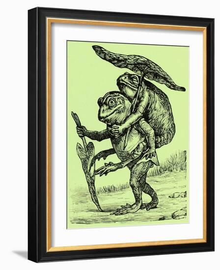 A Kind Husband, Illustration from 'Cole's Funny Picture Book' (Digitally Enhanced Image)-English-Framed Giclee Print